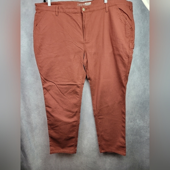 Carhartt Canvas Work Pant - Relaxed Fit - RUGGED FLEX® Women's Size 24 - Picture 1 of 11